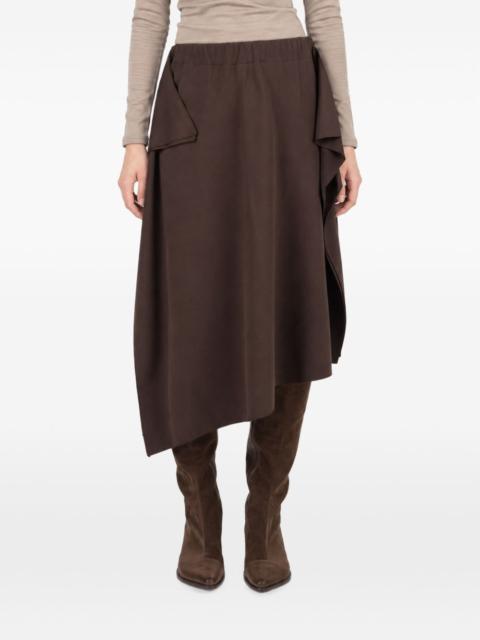NICCOLÒ PASQUALETTI Collage asymmetric skirt