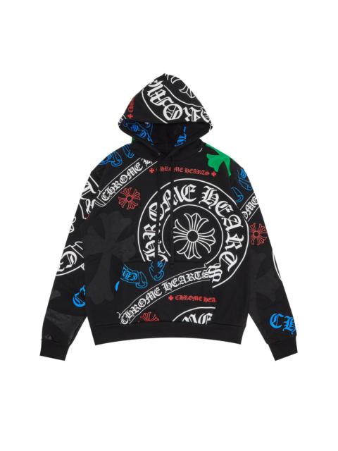 Chrome Hearts Chrome Hearts Stencil Hoodie 'Black/Multicolor'