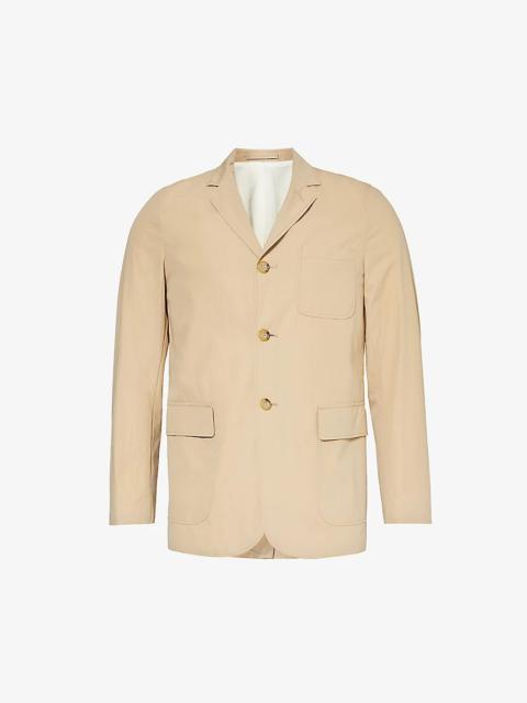 BEAMS PLUS Travel patch-pocket cotton-blend blazer