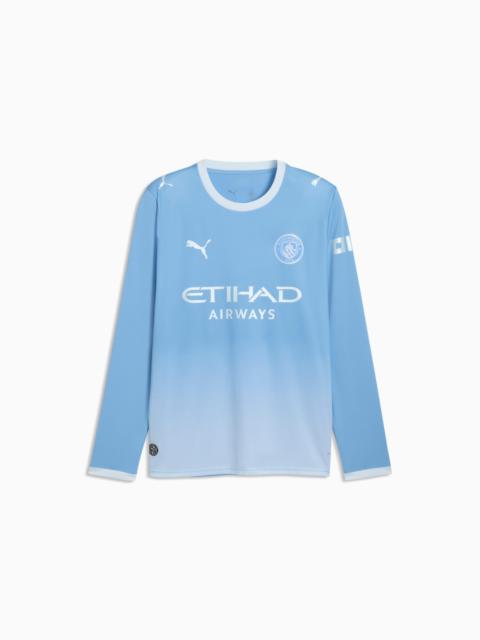 PUMA Manchester City Home Men's Long Sleeve Soccer Jersey
