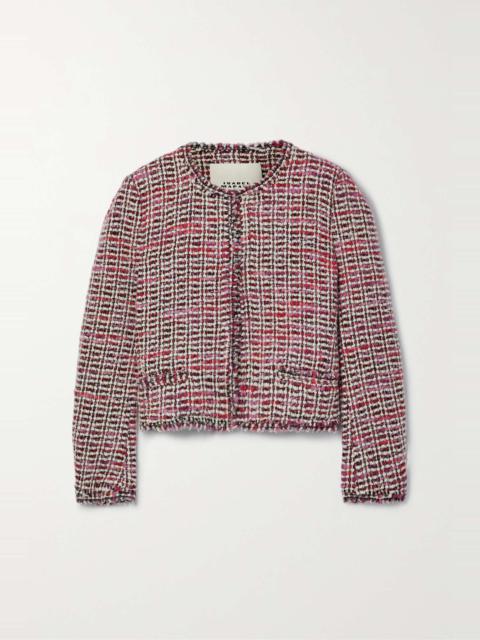 Pully wool-blend tweed jacket