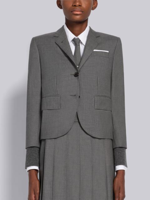 Thom Browne Medium Grey Super 120's Twill High Armhole Single Breasted Sport Coat
