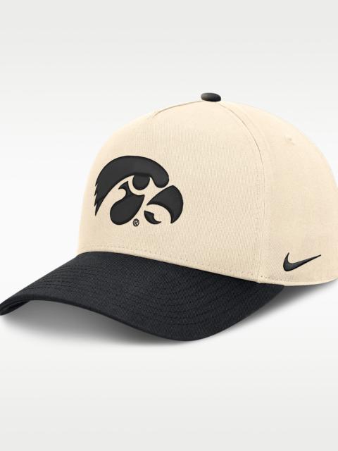 Nike Iowa Campus Prep Rise Men's Nike College A-Frame Adjustable Hat