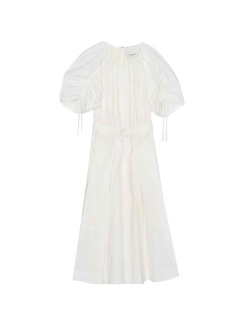 3.1 Phillip Lim belt pleated dress