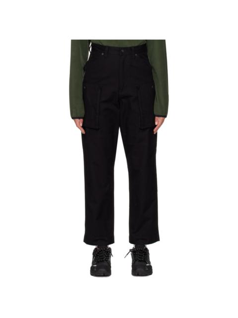snow peak Black Takibi Cargo Pants