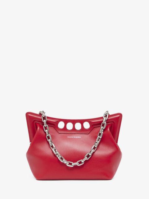 Alexander McQueen Women's The Peak Bag Small in Welsh Red