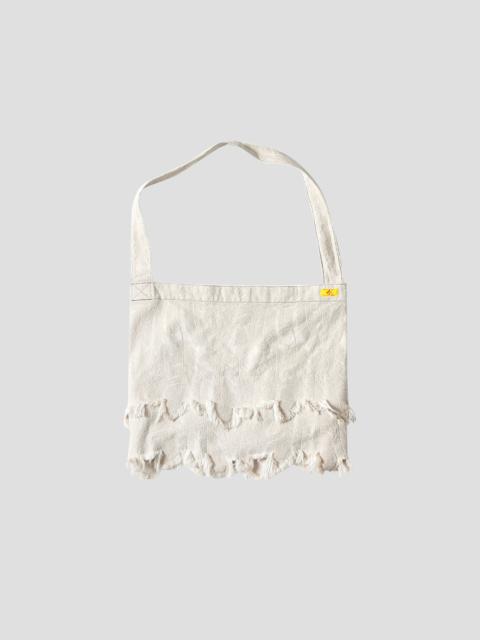 Kapital 12oz FEATHER WHITE DENIM BOOK BAG