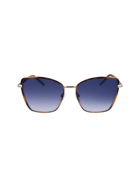 Longchamp Fall-Winter 2023 Collection Sunglasses Blue Havana - OTHER