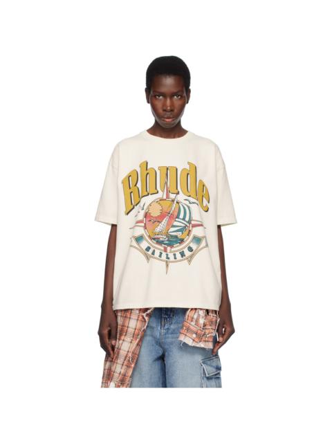 Rhude Off-White Port De Rhude T-shirt