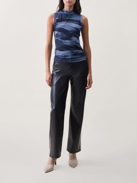 rag & bone Aliyah Mesh Mockneck Top