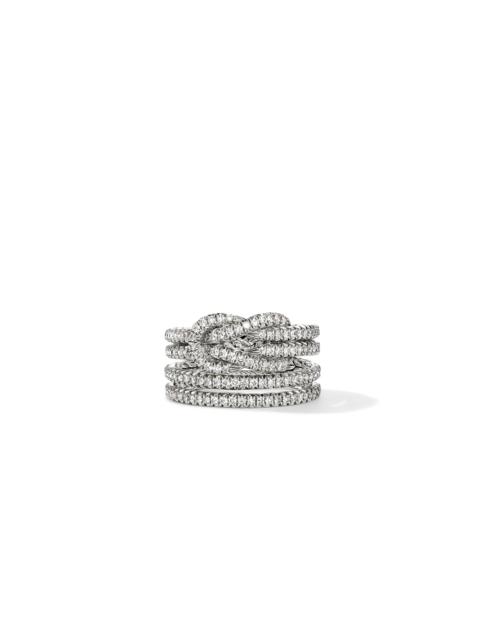 JOHN HARDY Love Knot Ring, Sterling Silver, Diamonds