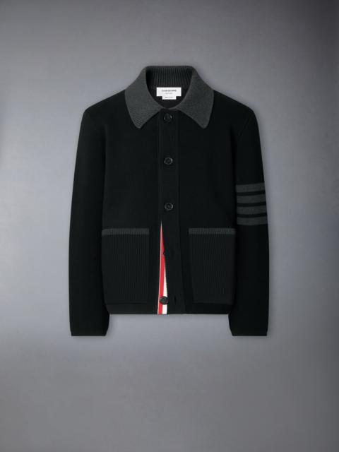 Thom Browne MERINO WOOL 4-BAR WORK JACKET