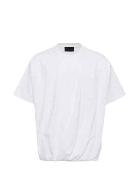 Simone Rocha draped bubble hem T-shirt