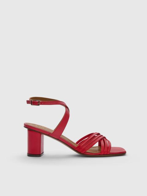 ATP ATELIER Ledro Melograno Nappa Heeled Sandals