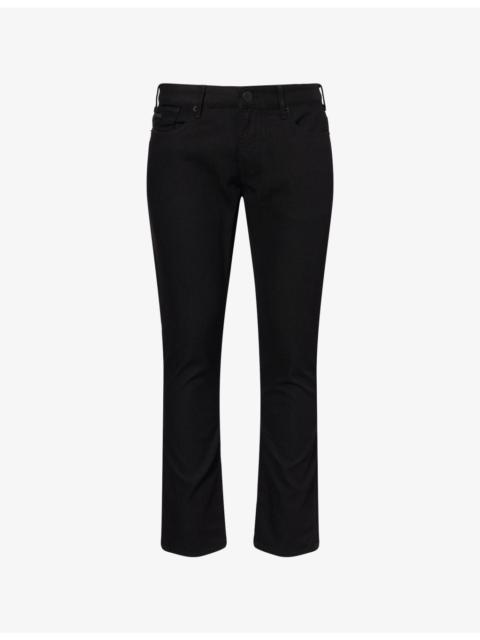 EMPORIO ARMANI Microdot Slim-Fit Stretch-Denim Jeans