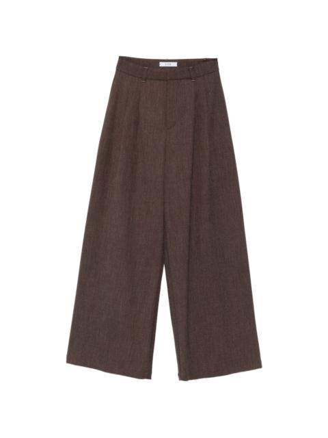 ELEH pleated wide-leg trousers