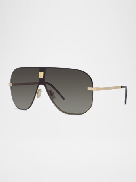 Givenchy 4GEM Metal Aviator Sunglasses