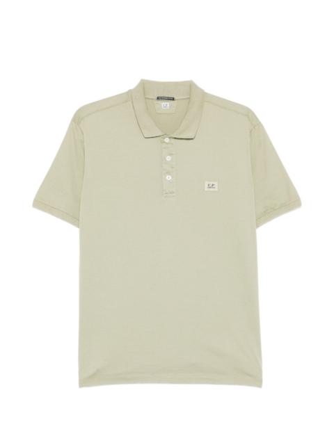 C.P. Company logo patch polo T-shirt