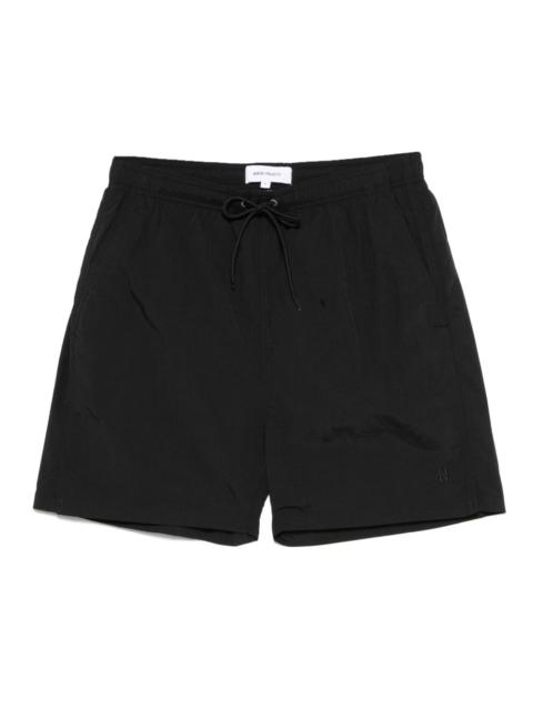NORSE PROJECTS logo-embroidered swim shorts