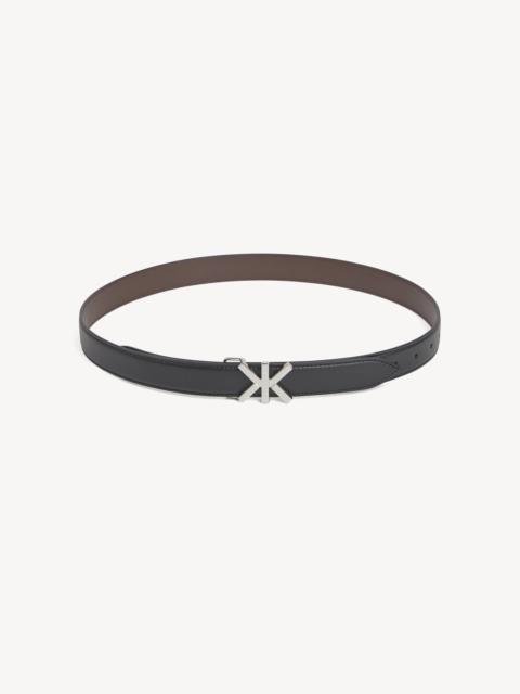 KENZO 'KENZO Double K' reversible belt in leather