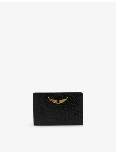 Zadig & Voltaire ZV Pass Soft Wild Leather Card Holder