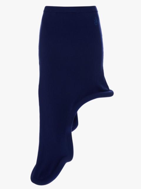 JW Anderson BUMPER-TUBE ASYMMETRIC SKIRT