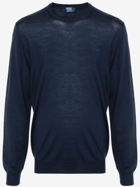 FEDELI fine-knit virgin-wool jumper