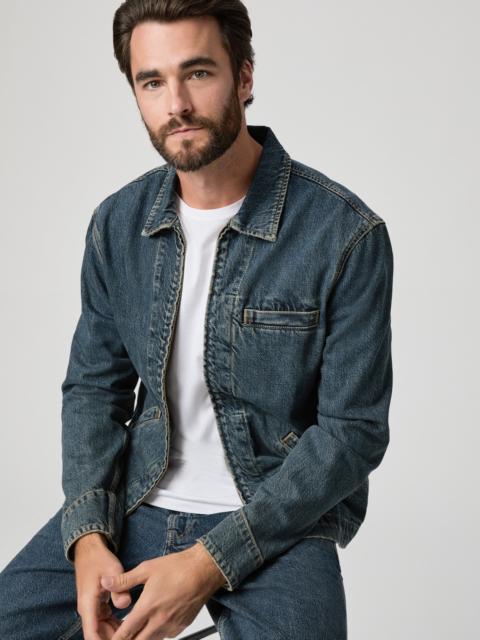 PAIGE Mauricio Denim Zip Up Jacket