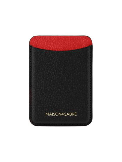 MAISON de SABRÉ dual-tone leather MagSafe wallet