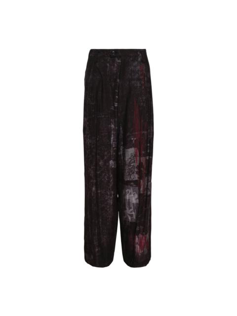 Y's Tuck Loose Wide Pants
