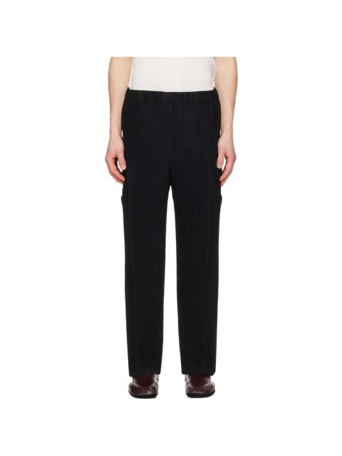 ISSEY MIYAKE Black Quarry Trousers