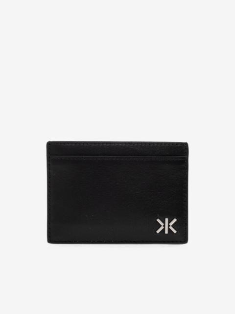 KENZO logo-plaque leather card holder
