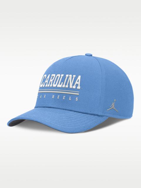 Jordan North Carolina Sideline Practice Rise Men's Jordan Brand Dri-FIT College Adjustable Hat