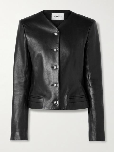 KHAITE Nara Leather Jacket