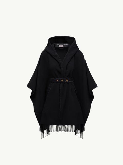 Moncler Belted Wool Cape