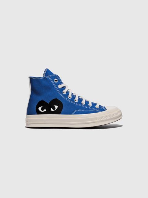 Comme des Garçons PLAY CHUCK TAYLOR ALL-STAR '70 HIGH "BLUE QUARTZ"