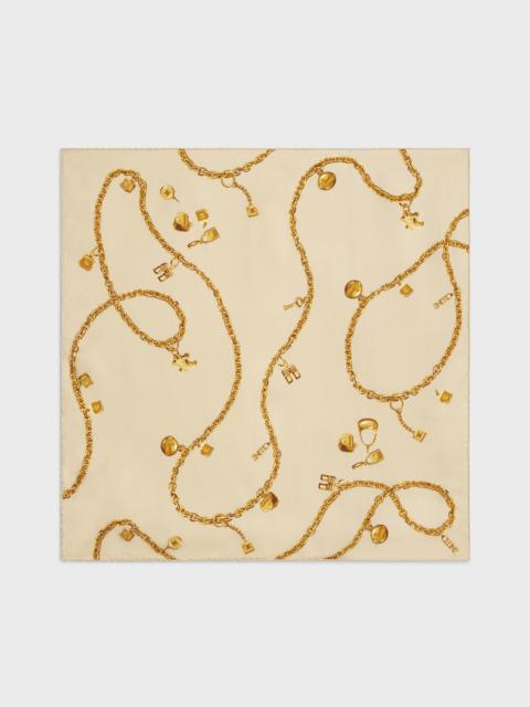 CELINE Square in silk twill