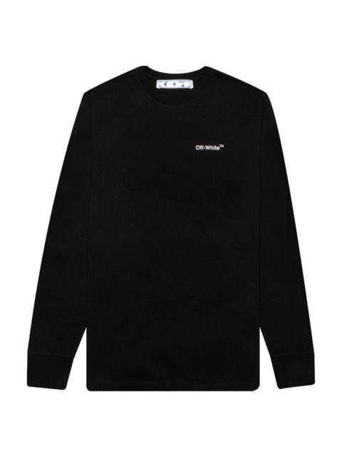 Off-White OFF-WHITE C/O VIRGIL ABLOH CARAVAGGIO ARROW SKATE L/S TEE - BLACK/WHITE