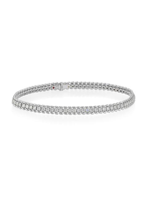 ROBERTO COIN Women's 18K White Gold & 2.68 TCW Diamond Tennis Bracelet