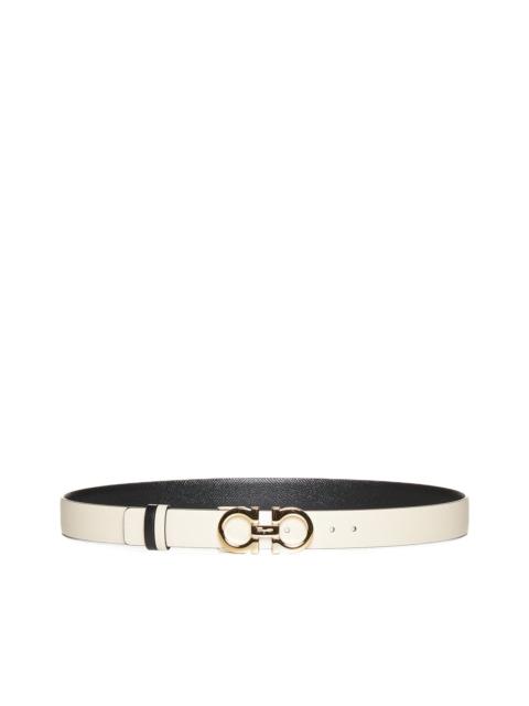 Gancini reversible leather belt