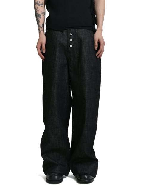NO/FAITH STUDIOS RAW DENIM JAPANESE LOOSE FIT / BLK