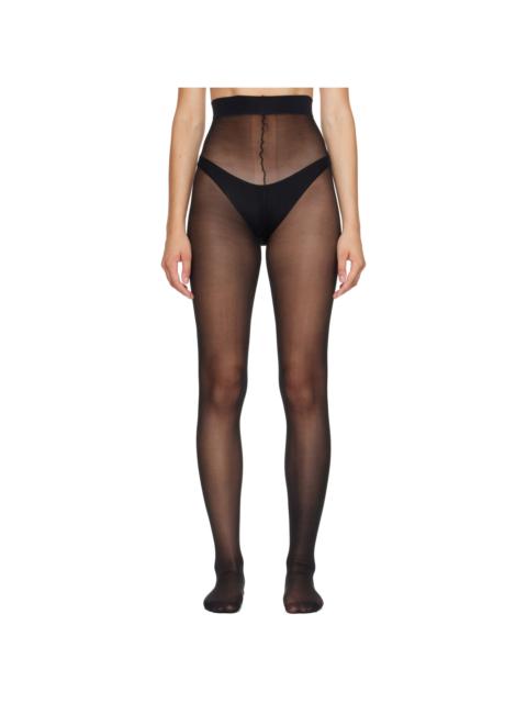 VETEMENTS Black Logo Push-Up Tights
