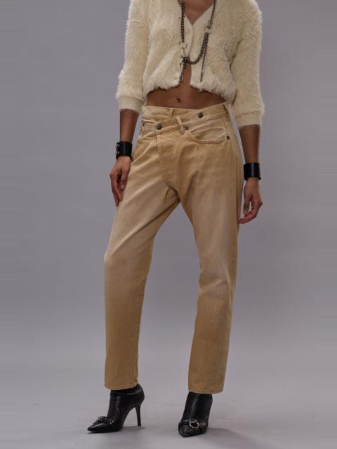 R13 CROSSOVER JEAN - FADED WHEAT