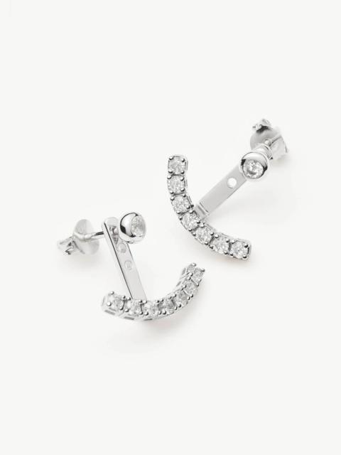 MISSOMA Tennis Ear Jacket Stud Earrings