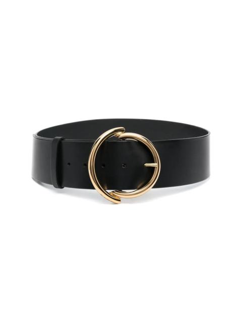 Etro round-buckle leather belt