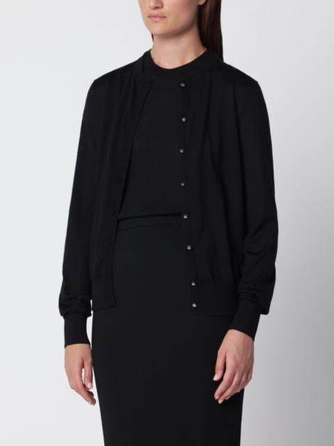 Dolce & Gabbana Black cashmere and silk cardigan