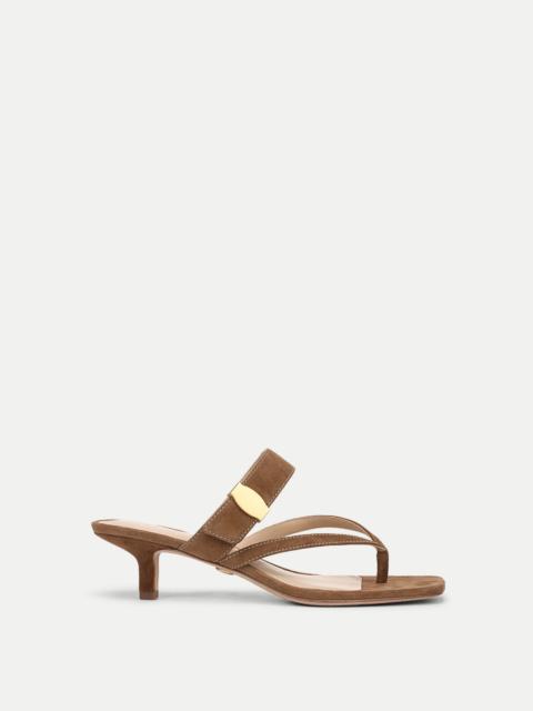 VERONICA BEARD SALVA DASH KITTEN-HEEL SANDAL