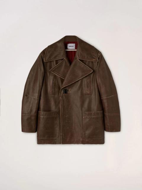 Ambush LEATHER PEACOT JACKET