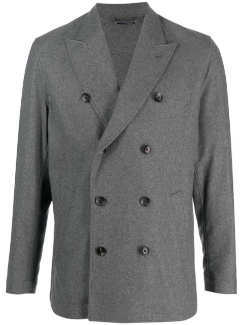 LARDINI double-breasted cashmere jacket