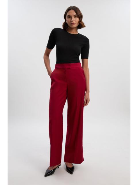 KAREN MILLEN Polished Straight Leg Tailored Trouser